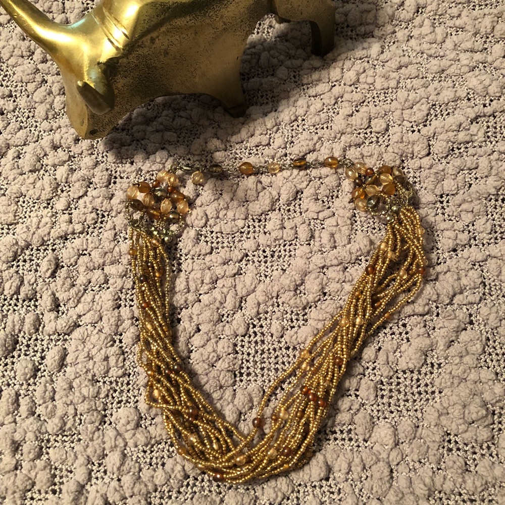 Beaded Statement Necklace